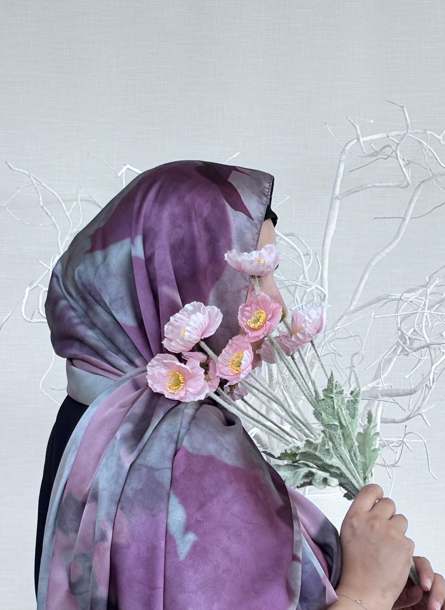 Printed Silk | Mystic Lavendar