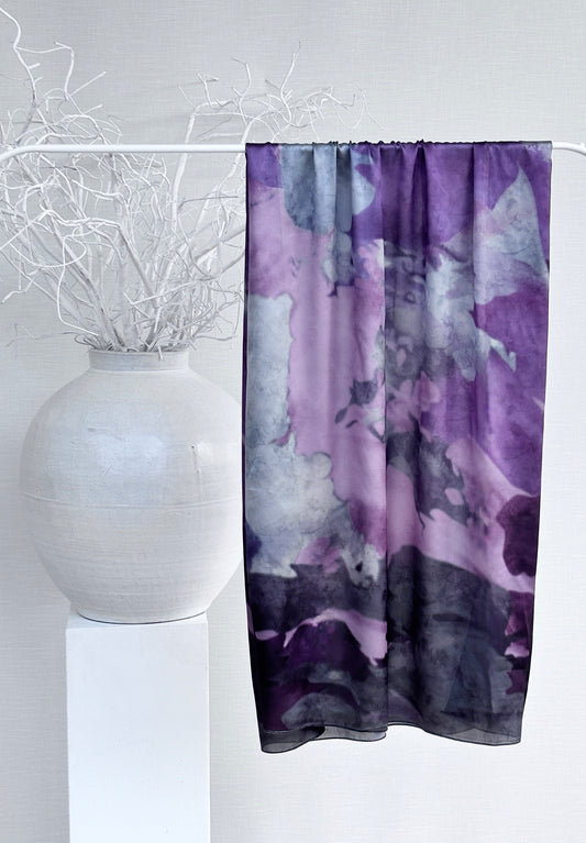 Printed Silk | Mystic Lavendar