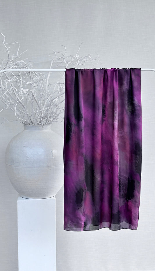 Printed Silk | Twilight Shadows