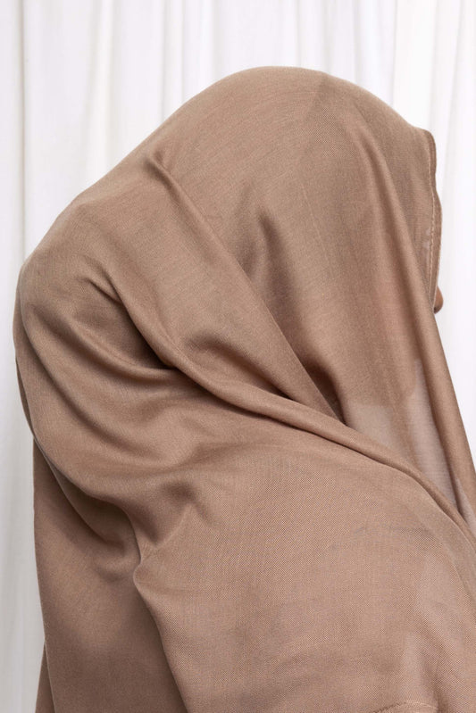 Modal Hijab Set | Taupe Brown