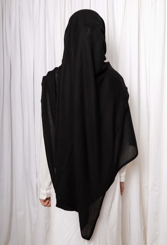 Modal Hijab Set | Essential Black