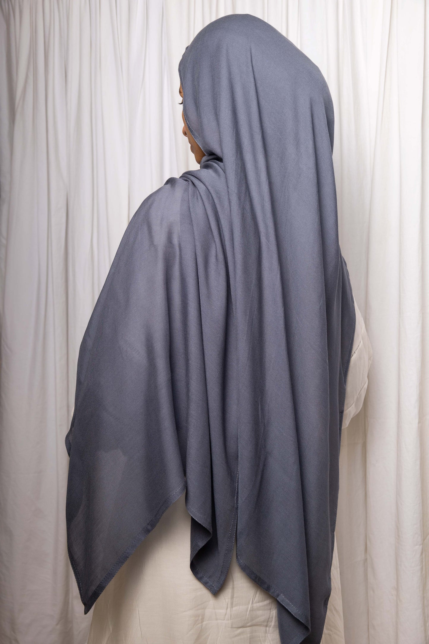 Modal Hijab Set | Stormy Blue