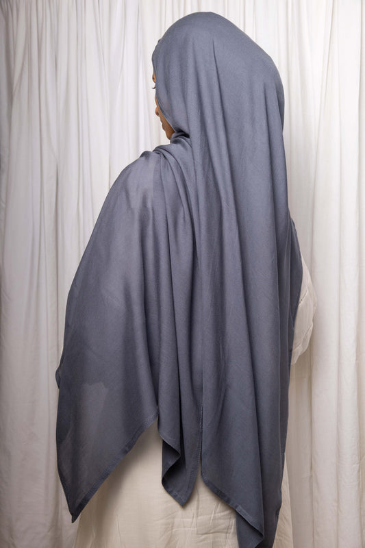 Modal Hijab Set | Stormy Blue