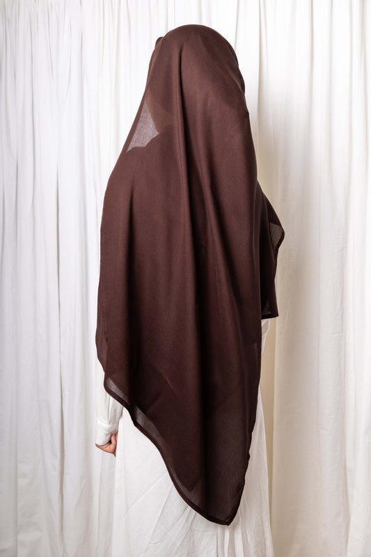 Modal Hijab Set | Dark Chocolate