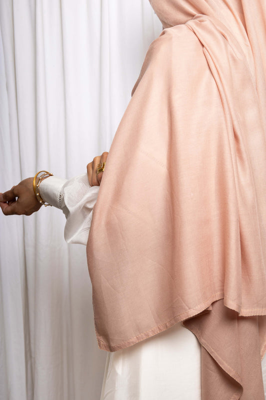 Modal Hijab Set | Blush Pink